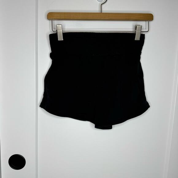 Athleta Girl All Day 2” Pull On Elastic Shorts Black Size Medium 8/10 - Picture 2 of 7
